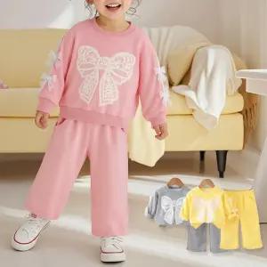 퀸즈리본 여아동 긴팔 긴바지 상하복세트 205925