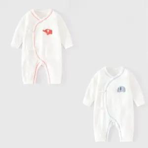 엘리펀트 순면 긴팔 배냇우주복 205942