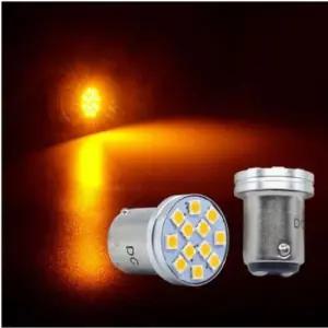 24V 자동차 S25 깜빡이 브레이크 미등전구 옐로우LED