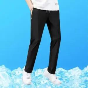 [JED] 밴딩 트레이닝 일자 아이스 쿨팬츠 밴딩 등산복바지 짐웨어 남자 낚시바지 슬랙스 냉감바지 등산