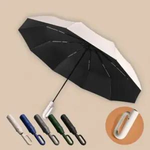 [JED] 자동 장마철 강풍 튼튼한 우산 장우산 3단 접이식 대비 대형