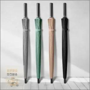 [JED] 손잡이 원터치 튼튼한 골프 방수 장우산 자동 우산 24k 일자 대형 초대형