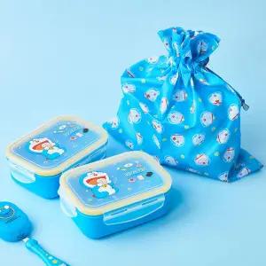 도라에몽 2단 도시락 가방세트