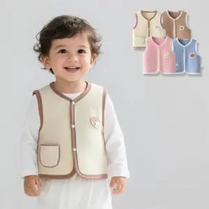 포슬패치 여아남아 극세사 수면조끼 205970