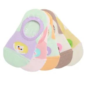 국산 9-10세 초등학생 덧신 양말 애니멀 발등망사 5켤레 세트