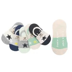 국산 3-4세 유아용 덧신 양말 원스타 5켤레 세트