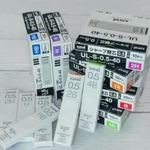 uni샤프심 유니 Smudge Proof Leads 샤프심 1다스(10통) 0.5mm