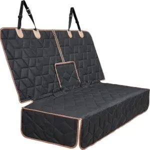 뒷좌석용 도그 카시트 커버 반려동물용 튼튼한 미끄럼 방지 자동차 벤치 보호대 미들 암레스트 시트