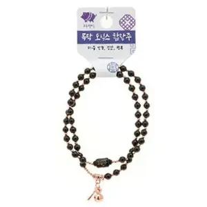 기원팔찌 오닉스 목탁 안정 화해 띠 합장주 염주 돼지