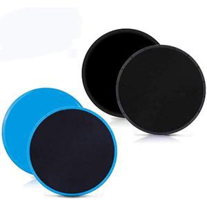 [미국배송] 글라이딩 디스크 코어 슬라이더 운동 카펫 하드 플로어용 4팩 듀얼 피트니스 얼티밋 트레이닝 짐 및 집 또는 여행용 블랙 앤 블루에서 전신 U2019S