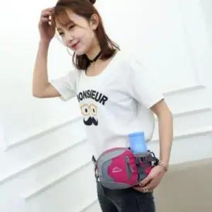 등산용 스포츠 허리 가방 힙색 둥근형 다용도 파우치 벨트백