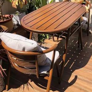 야외 테라스테이블 세트 알루미늄 파라솔 2인 편의점