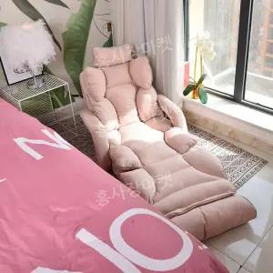 접이식 1인용 좌식소파 쇼파 침실 팔걸이 소파 바닥 조절