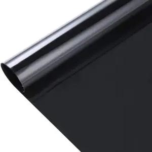 투명 장식용 창문 필름 자외선 차단 컬러 접착 비닐 단열재 태양열 틴팅 시트 크리스마스 홈 유리 17.7인치