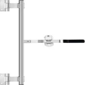 히카러 캠 바 잠금 밀폐 트레일러 도어 래치 아연 도금 램프 접이식 단일 힌지 포인트 RV 하울러 폴드 다운