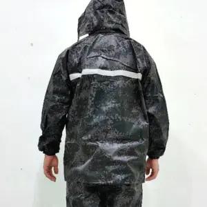 등산우의 비옷 예비군 CAMO 상하 투피스 남성우비 XL