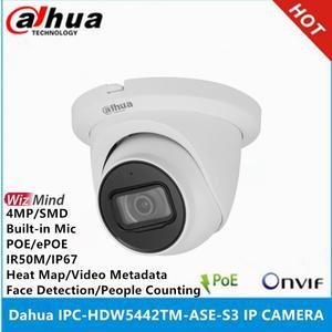 Dahua IPC-HDW5442TM-ASE-S3 4MP 내장 마이크  오디오 알람 인터페이스 IP67 IR50M POE ePoe SMD 3.0 안구