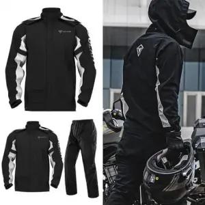 남성 골프 우의 바이크 배달 레인 슈트 비옷 우비 세트