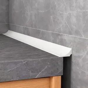 싱크대용 워터 배리어 샤워 임계값 댐 방수 욕실 접을 수 있는 실리콘 스트립 트림 스플래시