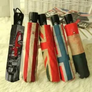 [패션] 4단 자동열림 반자동접이식 우산 휴대용 접이식 양우산 튼튼한 장우산 3단 대용품