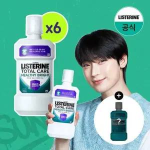 [리스테린][쿨민트250ml증정] 리스테린 헬씨 브라이트 750ml x6