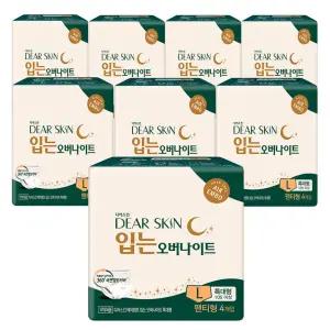 [롯데백화점]깨끗한나라 깨끗한나라 디어스킨 에어엠보 입는오버나이트 뉴 특대형 4개입x8팩