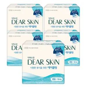 [롯데백화점]깨끗한나라 깨끗한나라 디어스킨 에어쿨링 중형 16개입x5팩