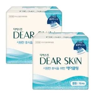 [롯데백화점]깨끗한나라 깨끗한나라 디어스킨 에어쿨링 중형 16개입x2팩