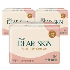 [롯데백화점]깨끗한나라 깨끗한나라 디어스킨 에어엠보 소형 18개입x3팩