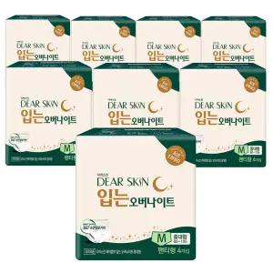 [롯데백화점]깨끗한나라 깨끗한나라 디어스킨 에어엠보 입는오버나이트 뉴 중대형 4개입x8팩