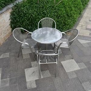야외테이블세트 카페 의자 카페의자 유럽 원형 접이식 cm 티테이블세트 정원 데크