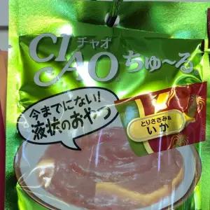 이나바 차우츄르 닭가슴살 오징어 반려묘 사료 14gX4P 14g 4P 56g 고양이 닭가슴살