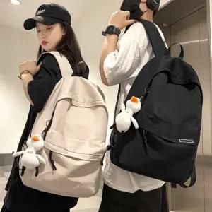 학생 직장인 베이직 캐주얼 남녀 커플 백팩 학생가방 wwh8+4OoQ