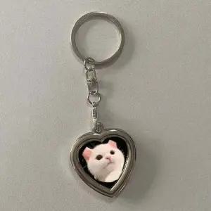 하트 사진 열쇠고리 증사 포토 가방 키링 키링 액자키링
