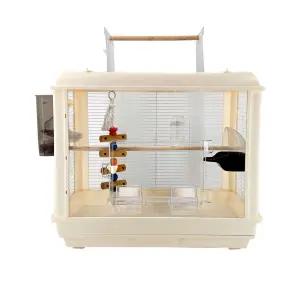 앵무새 새장 이동식 아크릴새장 사육장 놀이터 휴대용