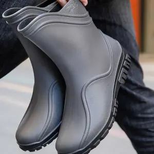 남자 가성비 보세 레인 부츠 장화 신발 스타일 코디 PgJ3+5JUS