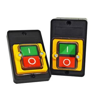 On Off 방수 푸시 버튼 스위치 10A 절단기 플라스틱 용 벤치 모터 380V 드릴 250V