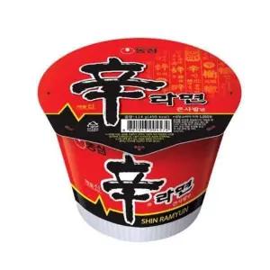 큰사발면 U4K0D8E1 신라면 16개 박스 인스턴트 라면 멀티팩 대용량 포장