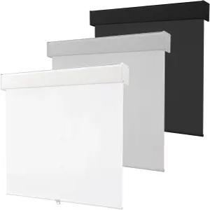 멜로디유 100 암막 무선 프리 스톱 롤러 쉐이드 창문 블라인드 단열 자외선 차단 원단. 사무실과 가정용