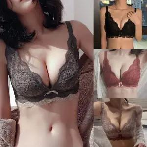 레이스노와이어조정브라 볼륨업 브라 레이스브라