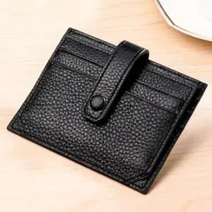 깔끔한 디자인 남성 여성 소가죽 카드 명함 지갑