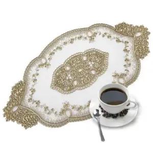 [JED] 금장식 식탁테이블 덮개 에리얼 소품받침