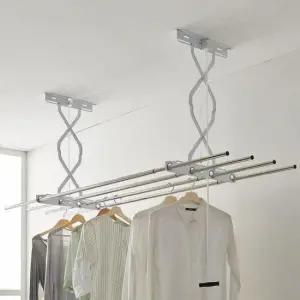 [JED] 아파트 베란다 천장 슬라이드 2단 건조대 빨래건조대