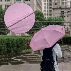 [JED] 우산 차단 자외선 양산 암막 핑크 자동 겸용