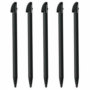 호환 닌텐도 Wii U 게임패드용 블랙 스타일러스 펜   ABS 지문 방지 세트당 5 개