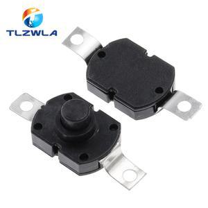 10PCS 푸시 버튼 스위치 1712KD 30V 17X12X9 램프 잠금 OFF ON 1A 손전등 테이블 5MM