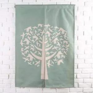 [에이치플러스몰](민트트리) 주방창커튼 반커튼 가림막 간이커튼 가림천 공간분리