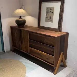 원목 고가구 머릿장 현관 복도 일본식 복고풍 서랍장 보관함