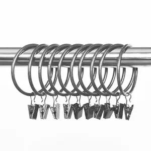 [에이치플러스몰]메탈 커튼 집게링 커튼걸이 봉걸이 클립 고정 집게