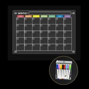 일정표 아크릴 자석 월간일정표 스케줄러 보드마카 8종포함
